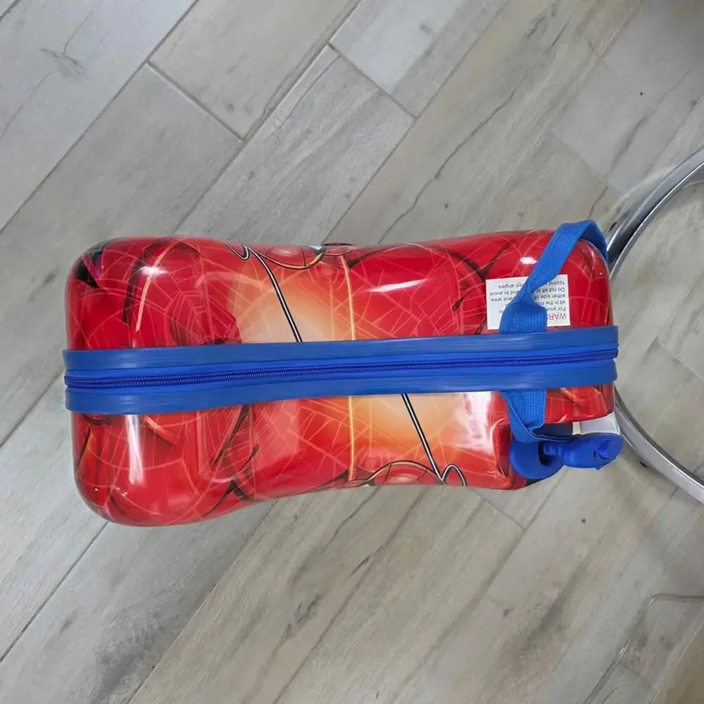 Spider-Man Kids Ride-On Suitcase – Carry-On Luggage with Wheels (New)